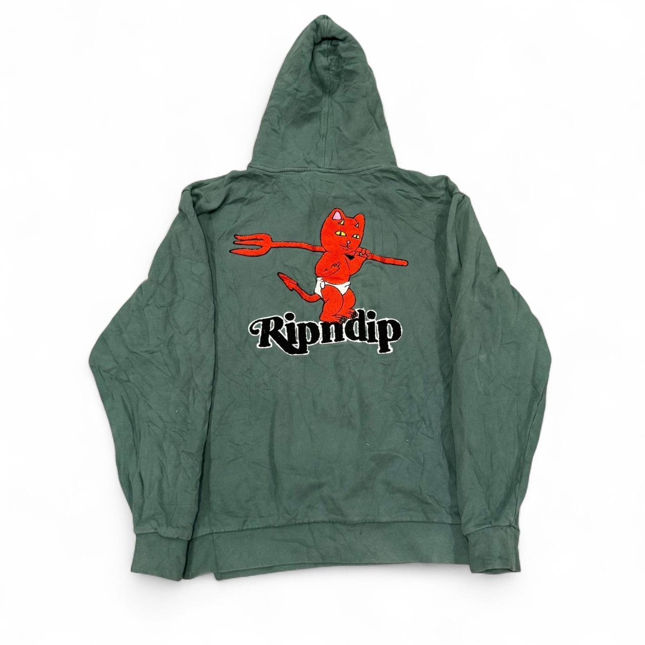 RIPNDIP Men's green multi Hoodies