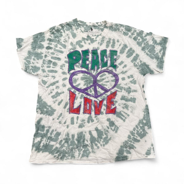 Tie-Dye Peace & Love Shirt - Large