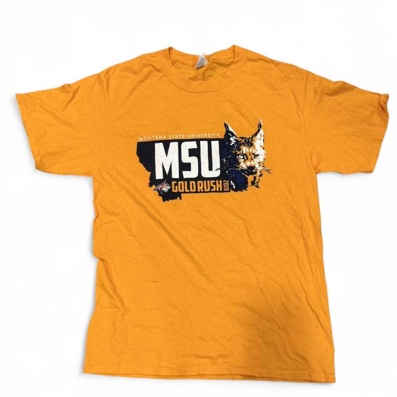Men's orange yellow T-shirts