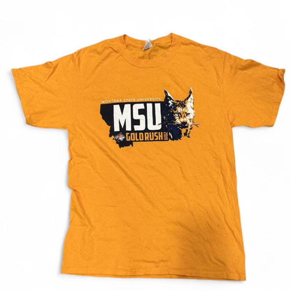 Men's orange yellow T-shirts