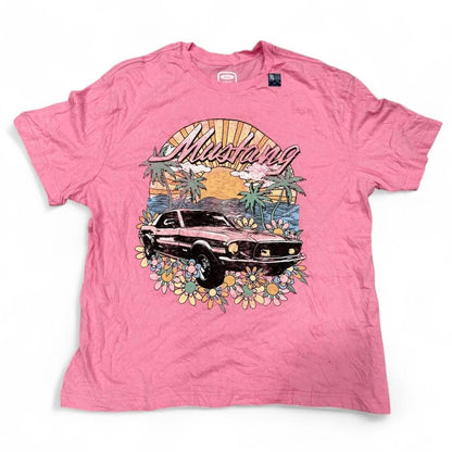 Mustang Jeans Men's pink T-shirts